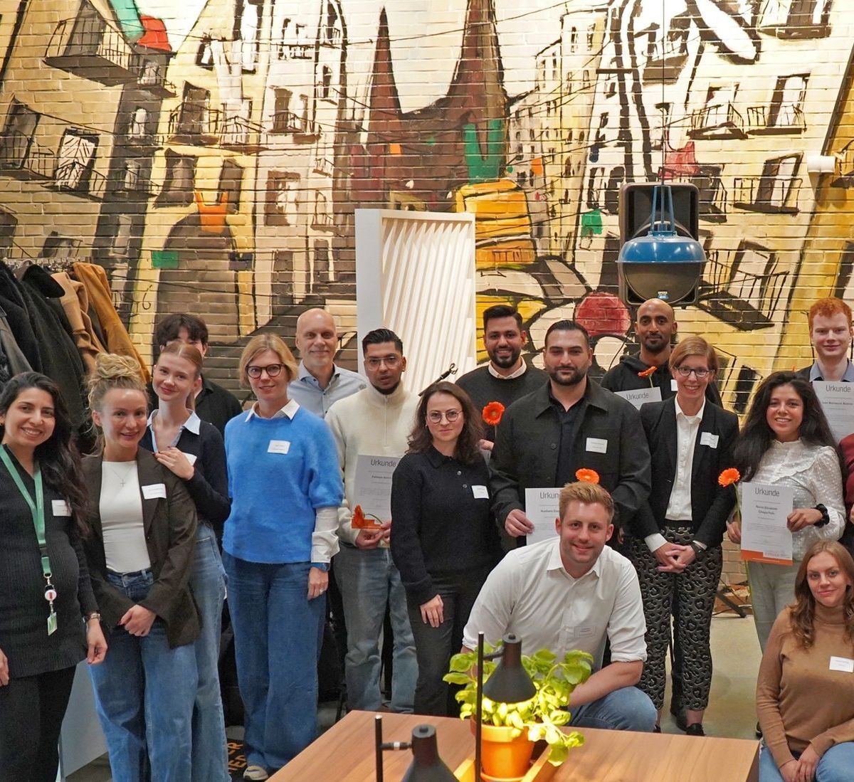 Junge Leute mit dem Hamburg Stipendium