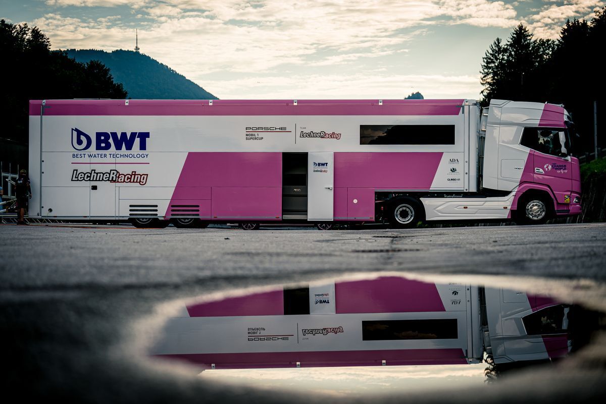 Lechner racing road transport logistics sponsored by MB Energy